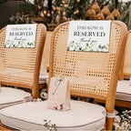 ChissNook Reserved Seating Chair Signs, This Row Is Reserved Pew Cloths Seating - Image 5