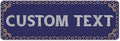 Custom Sign, Custom Street Sign, 11 Font Colors, 13 Font Styles, 4 Hole Options by MySignCenter