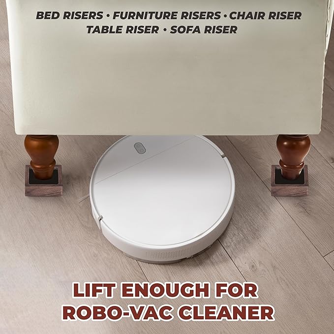 Bed Risers, Furniture Risers Can be Adjusted to 2'' 3''or 4'', Lifts Furniture - Image 6
