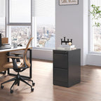 FLIXELIO 2 Drawer File Cabinet - Image 2