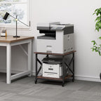 Fannova Large Printer Stand, 23.6 x 23.6 x 22.6 Inches Square Printer Table - Image 3