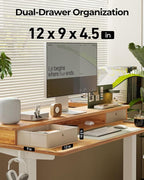 FEZIBO 40 x 24 Inch Height Adjustable Electric Standing Desk - Image 7