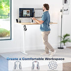 VIVO Electric 60 x 30 in Standing Desk, Memory Height Adjustment, 1B Series - Image 4