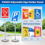 VAIIGO 6Packs Floor Standing Sign Holder Stands - Image 2