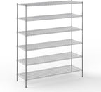 Regal Altair 24" Deep x 72" Wide x 86" Height Wire Shelving Kit | 6-Tier | NSF by Regal+Altair