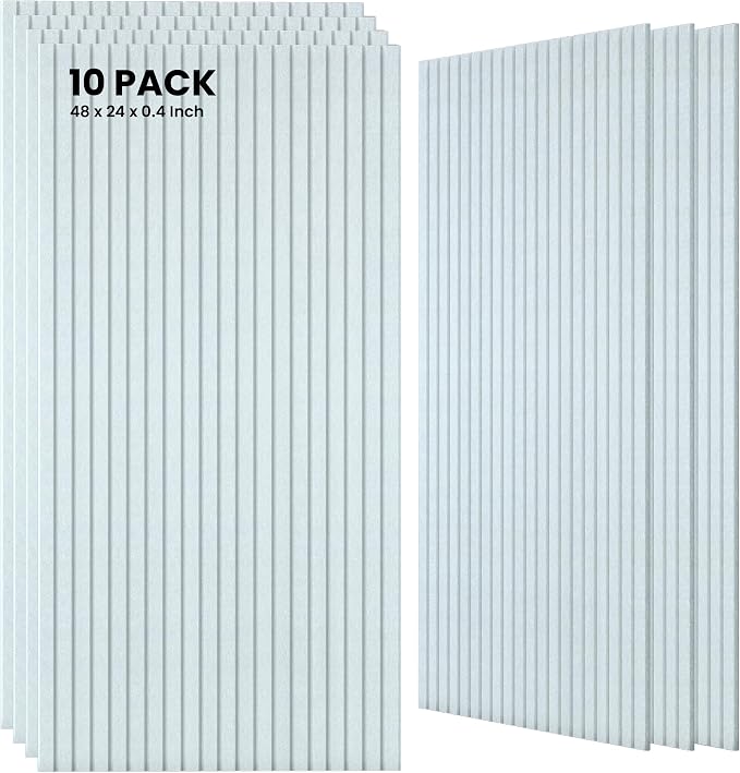 10 Pack Large Acoustic Panels, Sound Panels by TO-TH