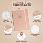 Clever Fox Address Book with alphabetic tabs - Image 2