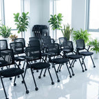 10 Pack Foldable Office Chairs by SLKJChairs