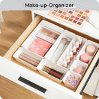 Vtopmart 25 PCS Plastic Drawer Organizers Set, 4-Size Versatile Bathroom and - Image 4