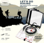 Trekker's Compass Crew Professional Military Lensatic Compass - Image 2