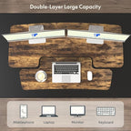 FLEXISPOT FLXISPOT 42-inch Standing Desk Converter, Sit to Stand Dual Monitor - Image 5