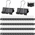 360 PCS Binder Clips Small – Mini Black Metal Paper Clamps, 0.6in/15mm Binder by Unknown