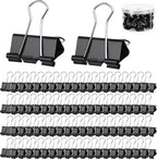 360 PCS Binder Clips Small – Mini Black Metal Paper Clamps, 0.6in/15mm Binder by Unknown