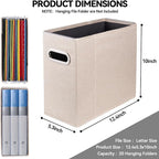 ComfortKeeper 4 Packs Letter Size File Organizer, File Folders Organizer - Image 2