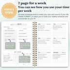 Undated Weekly Planner - Image 4