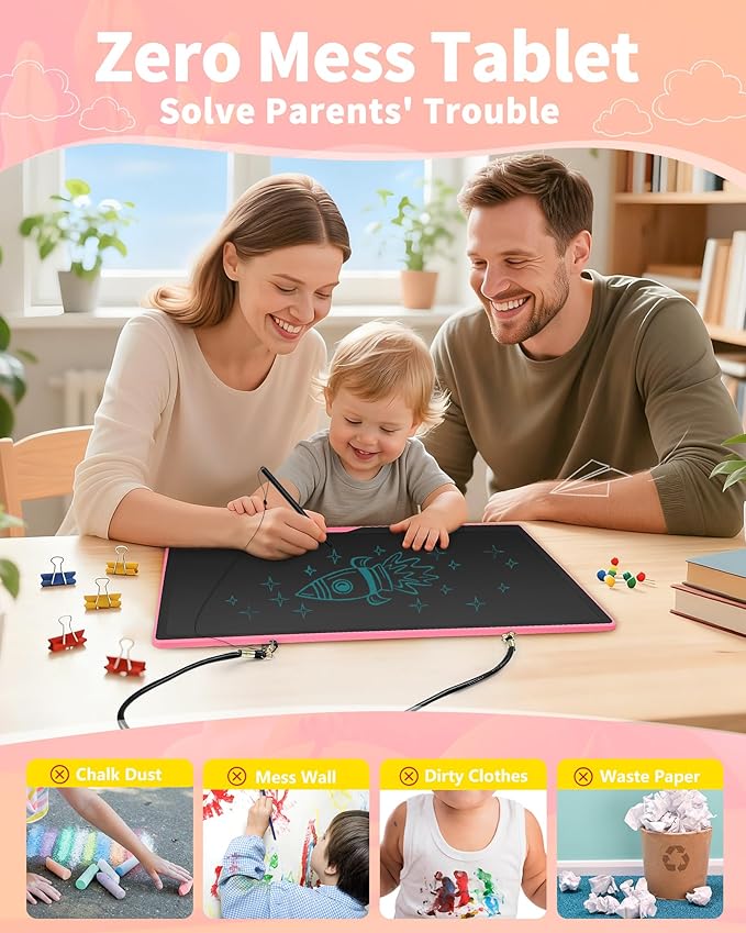 20 Inch LCD Writing Tablet for Kids, Extra-Large Drawing Tablet for Adults - Image 7