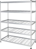 Amazon Basics 5 Shelf, High-Grade Aluminum, Adjustable, Shelving Unit by AmazonBasics