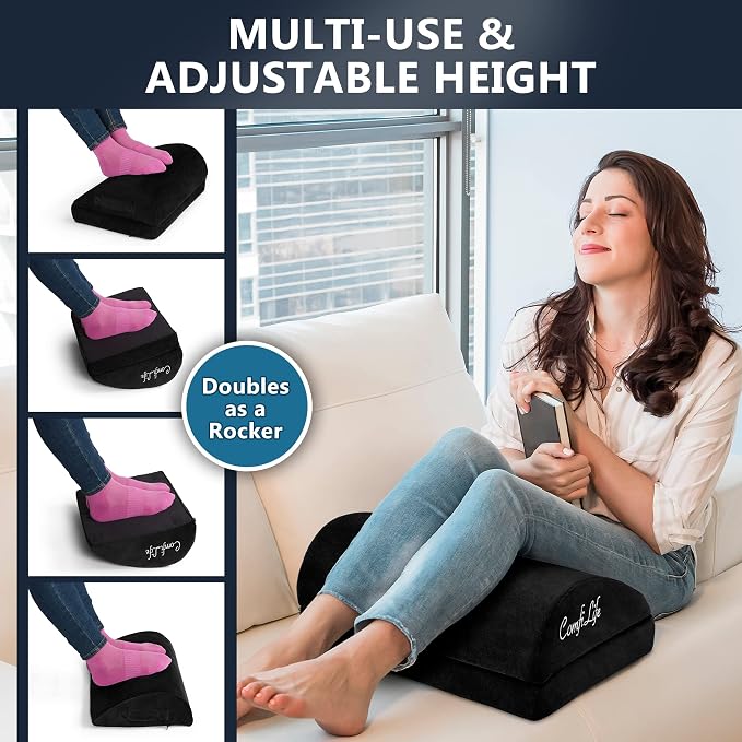 ComfiLife Foot Rest for Under Desk at Work – Adjustable Desk FootRest for - Image 5