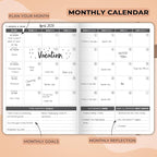 Clever Fox Planner – Undated Weekly & Monthly Planner - Image 4