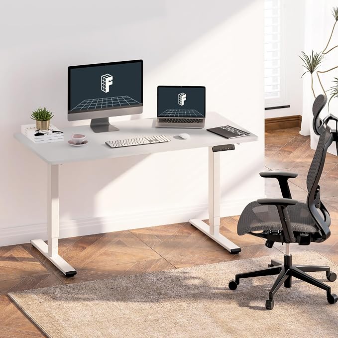 FLEXISPOT E6 3-Stage Dual Motor 60 x 24 Electric Standing Desk Sit Stand Up Desk - Image 2