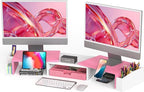Simple Houseware Desk Dual Monitor Stand Riser by SimpleHouseware