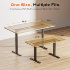 Huuger Dual Motor Electric Standing Desk Frame, Sit Stand up Desk Leg - Image 4