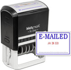 MaxMark Large Self-Inking Rubber Date Office Stamp by Maxmark