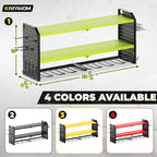 KAFAHOM Power Tool Organizer, Large 8 Drill Holder Wall Mount - Image 6