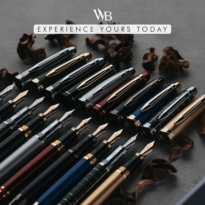 Wordsworth & Black Majesti Fountain Pen-, Luxury Case, Stainless Steel; Medium - Image 6