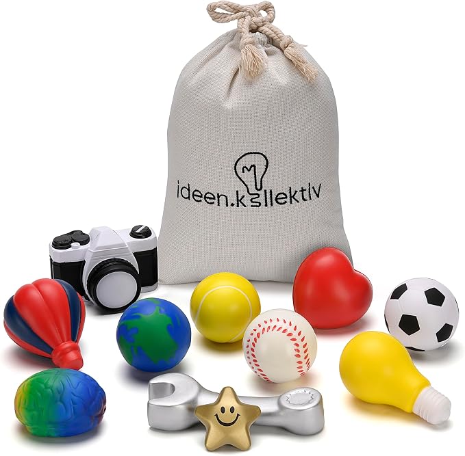 Moderation Balls Set, 11 Pieces: Diverse Designs by ideenkollektiv