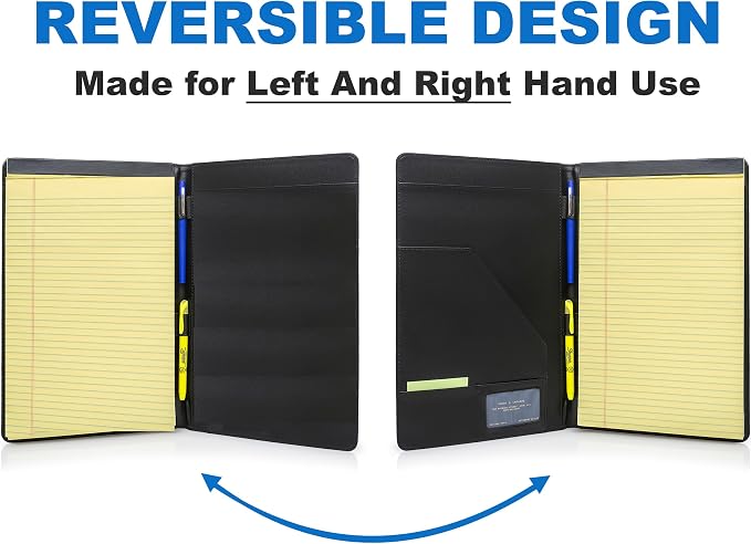 Legal Size Padfolio 8.5 x 14 Inch Portfolio Folder - Image 3