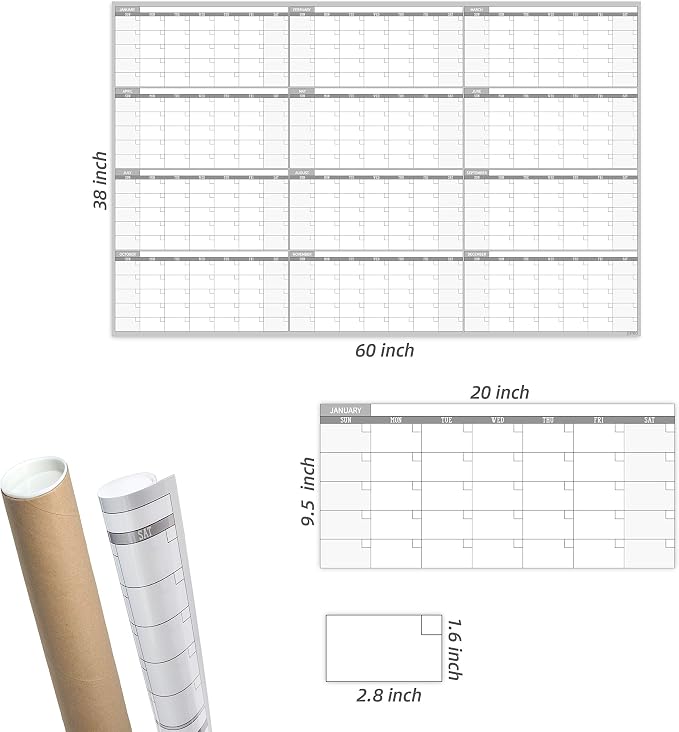 Large Dry Erase Wall Calendar - Image 3