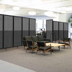 Folding Room Partition, Freestanding Privacy Divider, Portable Office Divider - Image 5