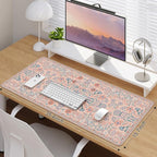 iCasso Desk Mat for Keyboard and Mouse, Large Mouse Pad, Desk Pad Mat, - Image 2