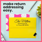 ExcelMark Personalized Return Address Stamp – Custom Self Inking Rubber Stamp - Image 5