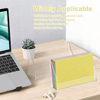 SHIQIKEJIPTY 5x8 Acrylic Index Card Holder Index Card Display Stand - Image 7