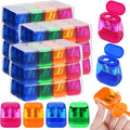 Aodaer 96 Pieces Manual Pencil Sharpeners Dual Hole Compact Sharpener by Aodaer
