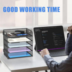 Supeasy 2 Pack 5-Tier Desk Organizer - Image 2