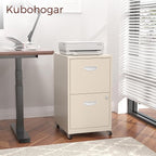 Kubohogar 2 Drawer Mobile File Cabinet - Image 2