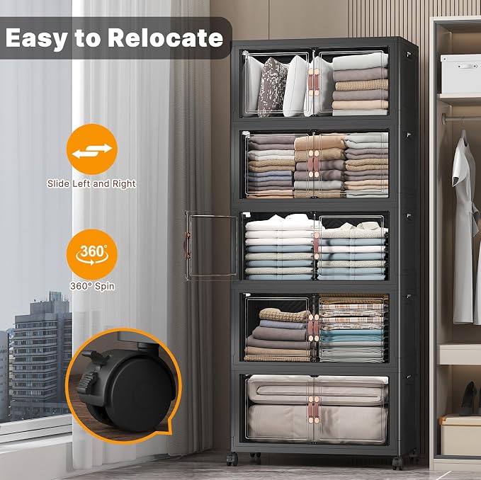 UAMFURI Extra Large Stackable Storage Bins - Image 5