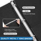 1 inch 3-Ring Binder, Bulk Basic Binders - Image 4