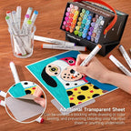 Shuttle Art Alcohol Markers Brush tip, Dual Tip Brush & Chisel Tip Art Marker - Image 6