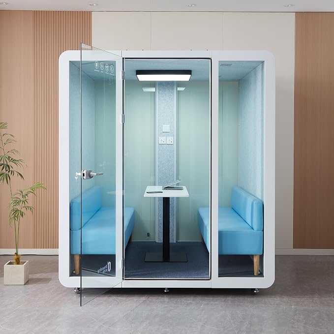 GEARONIC Mobile Office Pod Booth, Sound Proof Office Booth Pod - Image 2