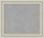 Amanti Art Silver Framed Magnetic Board 26x30 Medium Vision Board by AmantiArt