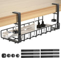 Under Desk Cable Management Tray, Xpatee Upgraded Wire Management No Drill No by Xpatee