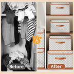 Tuza 4 Pack Fabric Storage Bins - Image 5