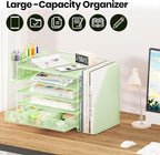 OPNICE Desk Organizer, 5-Tier Paper File Organizer - Image 3