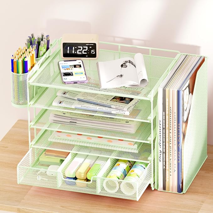 OPNICE Desk Organizer, 5-Tier Paper File Organizer - Image 6