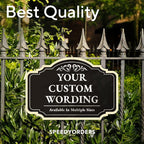 Custom Metal Decorative Signs, Personalized Aluminum, Custom Driveway Signs - Image 7