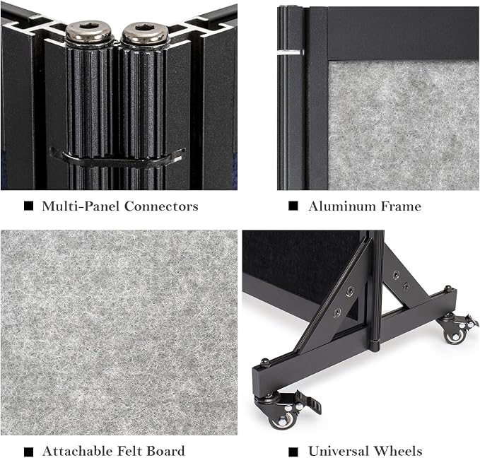 Strongbird Room Partition, Office Divider, Portable Commercial Screen Dividers - Image 5